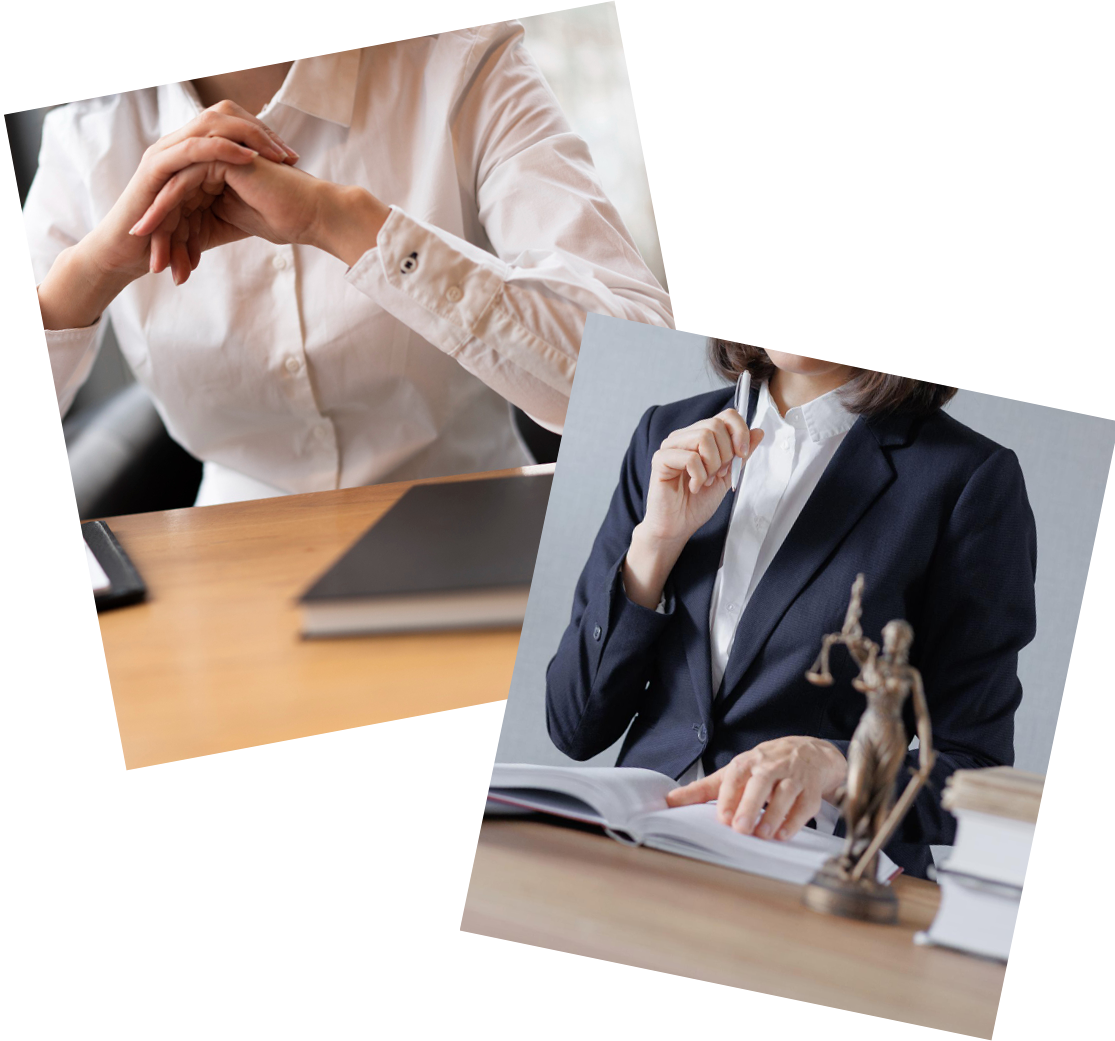 Dos personas que parecen unas abogadas